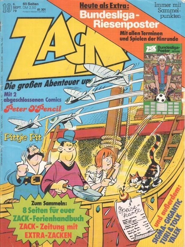 Zack numero 19 año 1979 (ALEMAN)