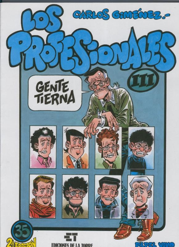 Album: Papel Vivo volumen 35: Los Profesionales de Carlos Gimenez volumen III