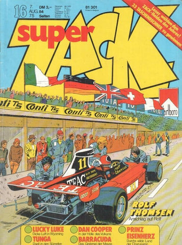 Super Zack numero 16 año 1975 (ALEMAN)