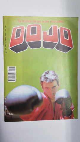 Revista: Dojo num 101, año X, junio 1986. Revista Artes Marciales. Poster de Jose Garcia Valenciano, campeon de europa 1985