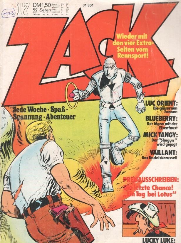 Zack numero 17 año 1973 (ALEMAN)