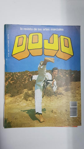 Revista: Dojo num 80, año 8, octubre 1984. Revista Artes Marciales. Incluye poster (56x40 cm) en el que salen Bruce Lee, Jackie Chang, Bill Wallace entre otros