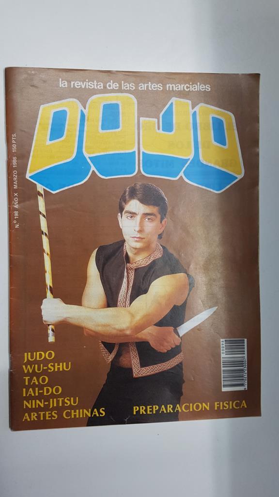 Revista: Dojo num 98, año 10, 1986. Revista Artes Marciales. Algunos articulos: Los monasterios, crisol de las artes marciales - Baojian An-Mo "Proteccion de la salud"