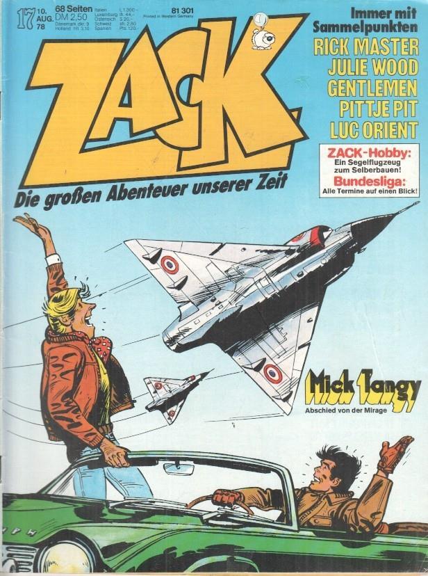 Zack numero 17 año 1978 (ALEMAN)