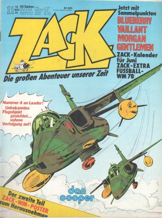 Zack numero 11 año 1978 (ALEMAN)
