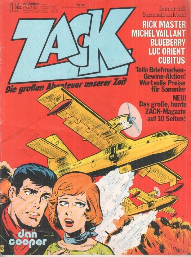 Zack numero 01 año 1978 (ALEMAN)