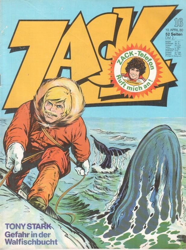 Zack numero 16 año 1980 (ALEMAN)