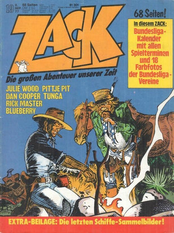 Zack numero 19 año 1977 (ALEMAN)
