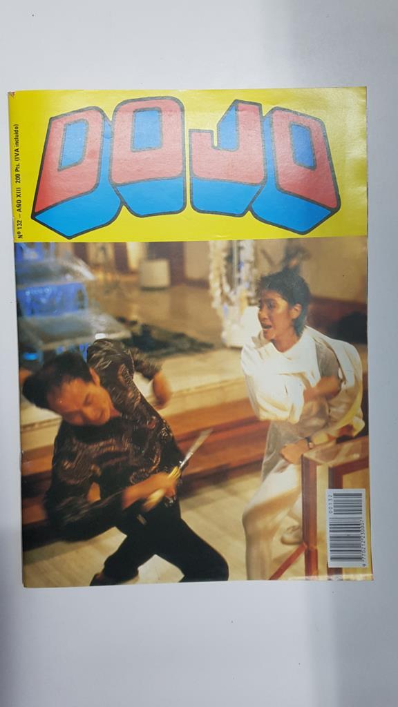 Revista: Dojo num 132, año 13, 1989. Revista Artes Marciales. Poster de Michelle Khan: nueva heroina del sureste asiatico