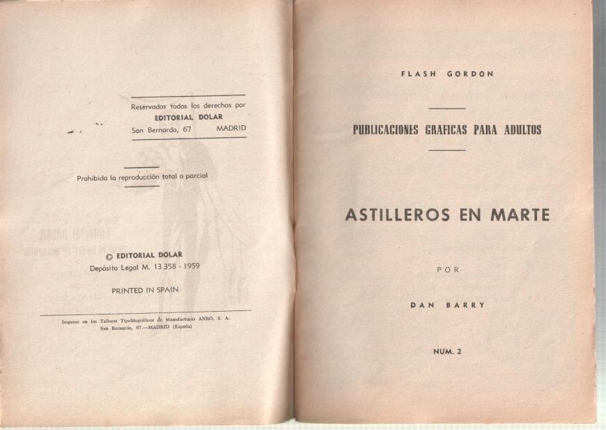 Dolar: Heroes modernos 2a epoca numero 02: Flash Gordon: Astilleros en Marte