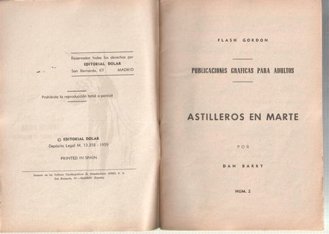 Dolar: Heroes modernos 2a epoca numero 02: Flash Gordon: Astilleros en Marte