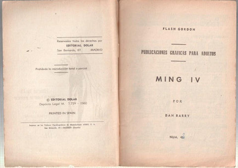Dolar: Heroes modernos 2a epoca numero 41: Flash Gordon: Ming IV