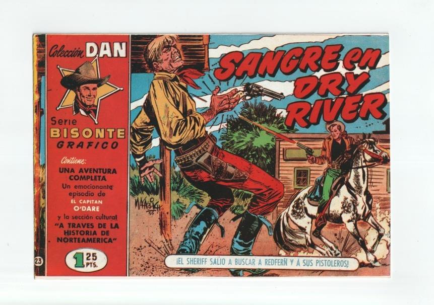 Facsimil: Bisonte Grafico numero 23: Sangre en Dry River (Javier Puerto)