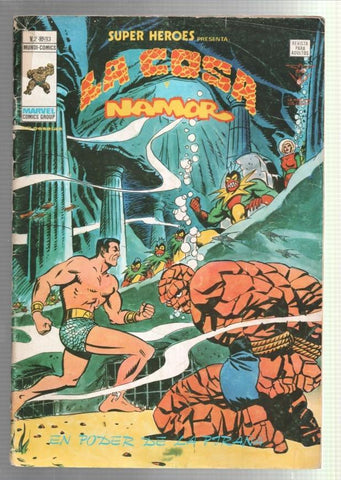 Vertice: Super Heroes volumen 2 numero 093: La Cosa y Namor