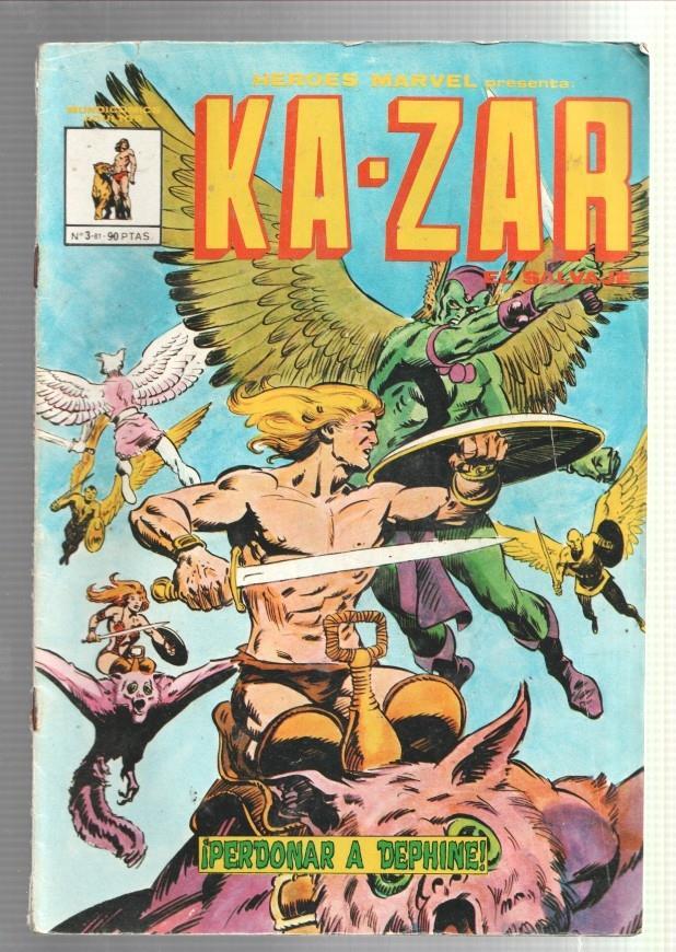 Vertice: Heroes Marvel presenta Kazar numero 3: Perdonar a Dephine