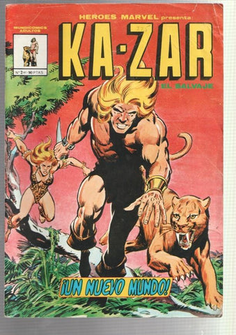 Vertice: Heroes Marvel presenta Kazar numero 2: Un nuevo mundo