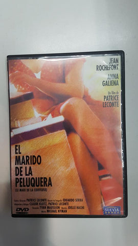 DVD pelicula: El marido de la peluquera, 1990 (le mari de la coiffeuse, guion y direccion: Patrice Leconte con Jean Rochefort, Anna Galiena