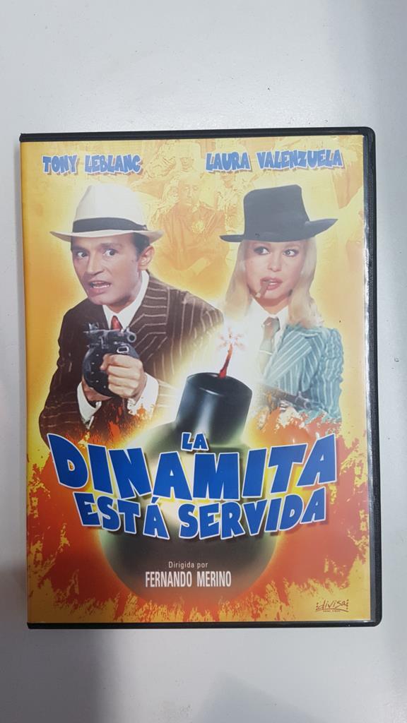 DVD pelicula: La dinamita esta servida (1968). Dirigido por Fernando Merino con Tony Lebranc, Laura Valenzuela