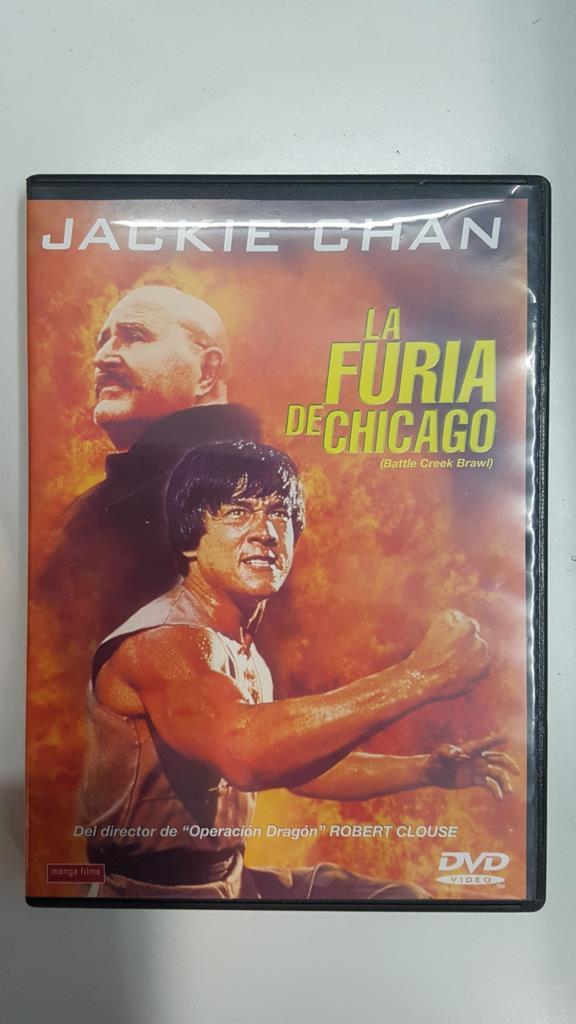 DVD pelicula: La furia de Chicago, 1980 (Battle Creek Brawl). Dirigida por Robert Clouse con Jackie Chan, Jose Ferrer