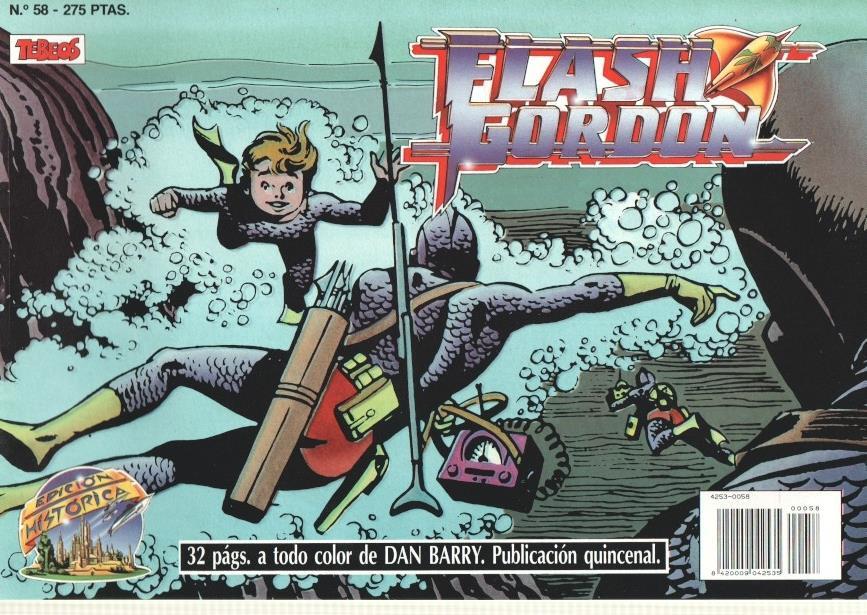 Ediciones B: Flash Gordon numero 58: tiras 10.12.1959 al 22.2.1960