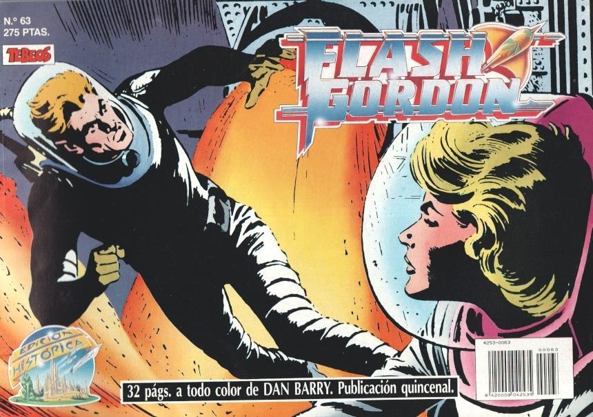 Ediciones B: Flash Gordon numero 63: tiras 17.12.1960 al 1.3.1961