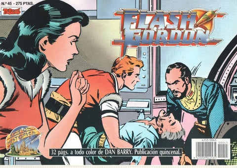 Ediciones B: Flash Gordon numero 45: tiras 13.4.1957 al 26.7.1957