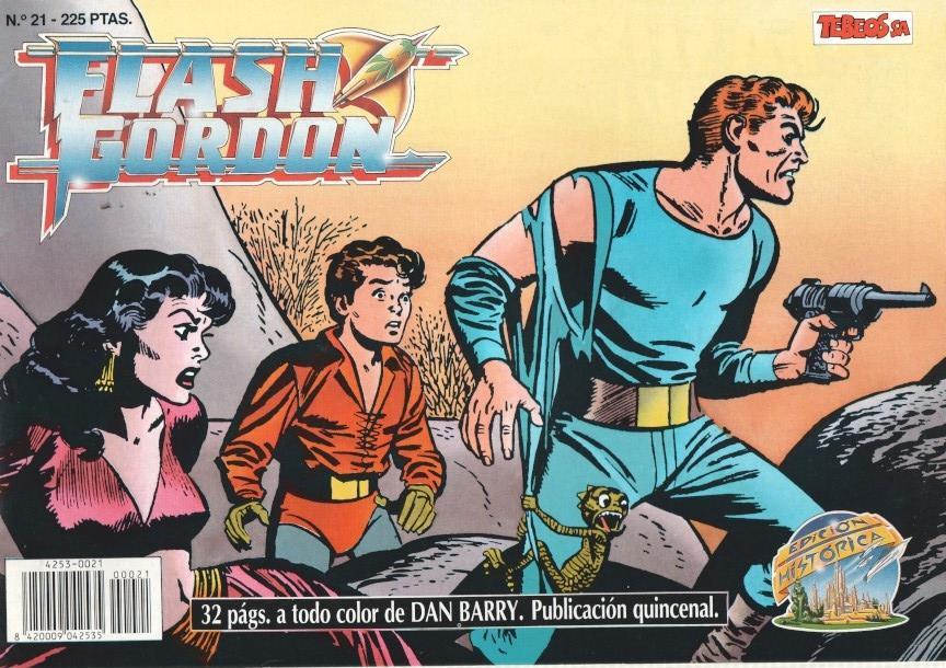 Ediciones B: Flash Gordon numero 21: tiras 17.5.1952 al 30.7.1952