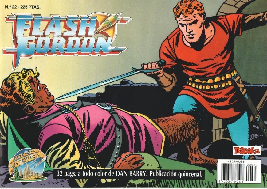 Ediciones B: Flash Gordon numero 22: tiras 31.7.1952 al 13.10.1952