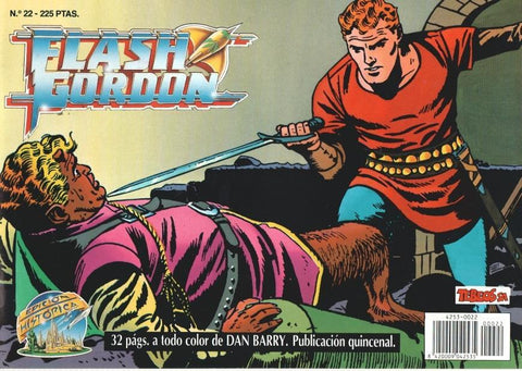 Ediciones B: Flash Gordon numero 22: tiras 31.7.1952 al 13.10.1952