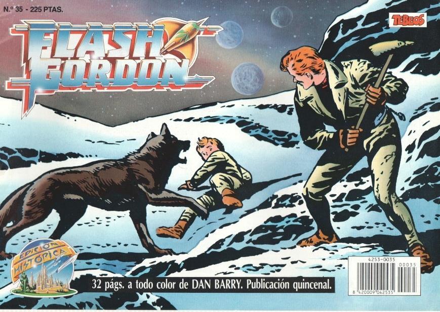 Ediciones B: Flash Gordon numero 35: tiras del 29.3.1955 al 10.6.1955
