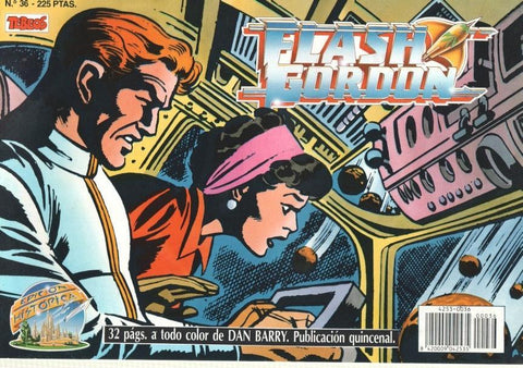 Ediciones B: Flash Gordon numero 36: tiras del 11.6.1955 al 24.8.1955