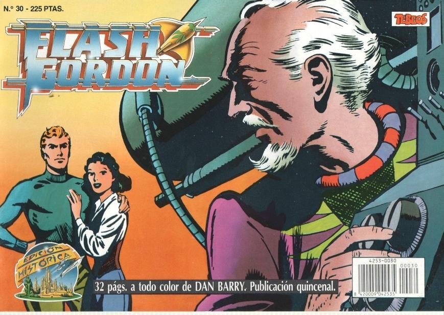 Ediciones B: Flash Gordon numero 30: tiras del 20.3.1954 al 2.6.1954