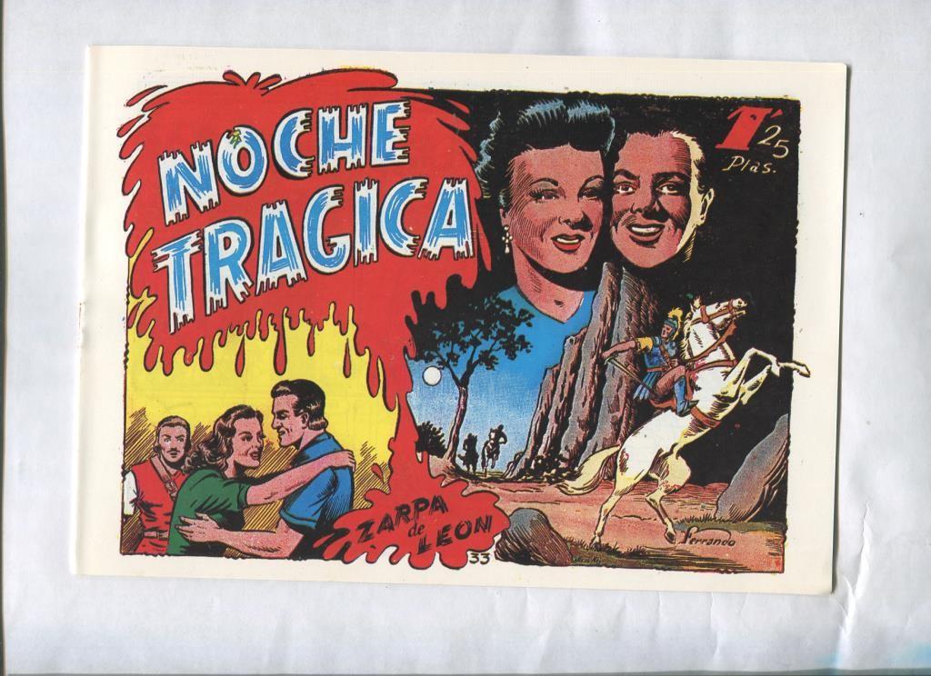 Ferrando: Zarpa de Leon facsimil numero 33: Noche tragica