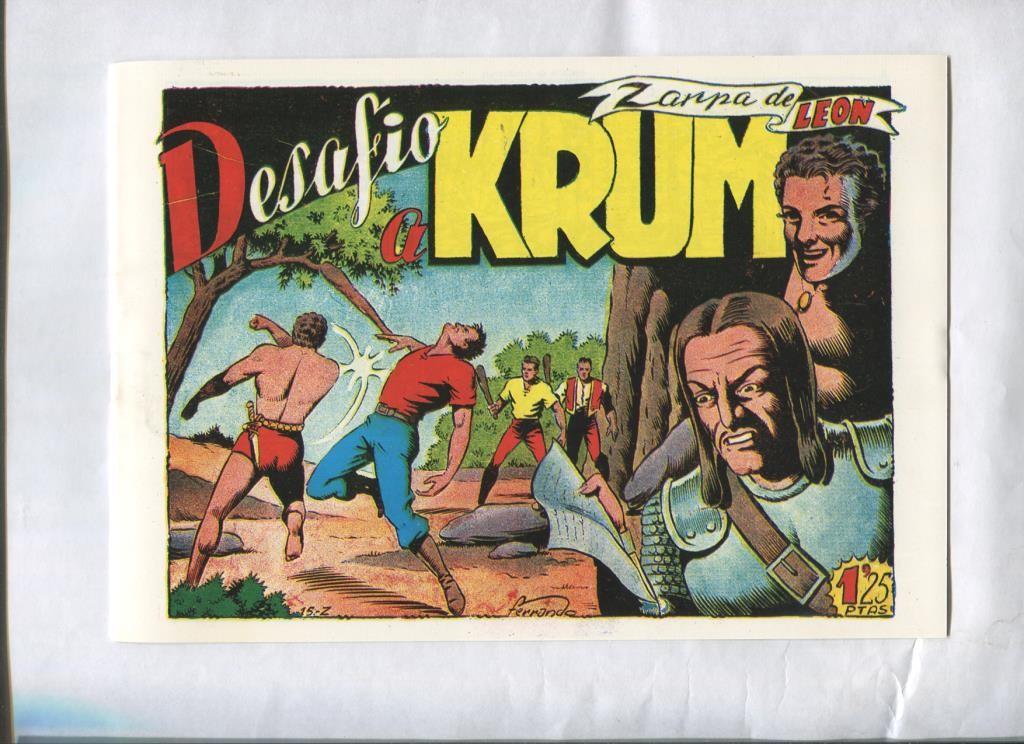 Ferrando: Zarpa de Leon facsimil numero 15: Desafio a Krum