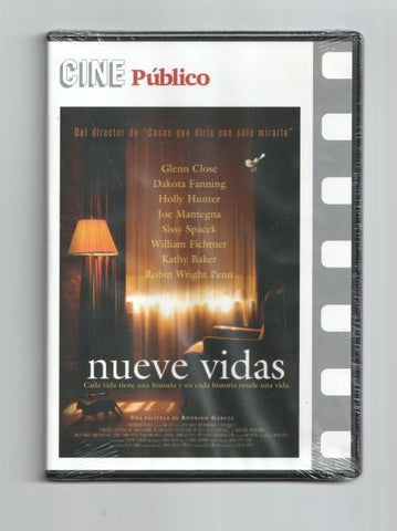 DVD pelicula: Nueve Vidas, un film de Rodrigo Garcia con Glenn Close, Holly Hunter. Cine Publico