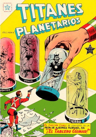 Poster DIN 4 numero 0545: Titanes Planetarios cubierta numero 08
