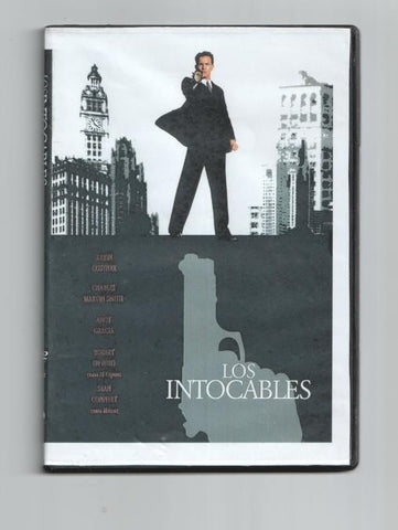 DVD pelicula: Los Intocables, un film de Brian de Palma con Andy Garcia, Kevin Costner, Robert de Niro entre otros. La pelicula es original pero la caratula es una reproduccion