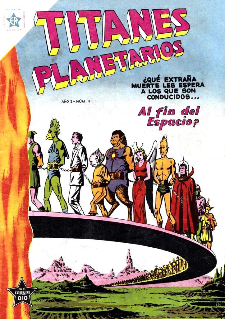 Poster DIN 4 numero 0547: Titanes Planetarios cubierta numero 11