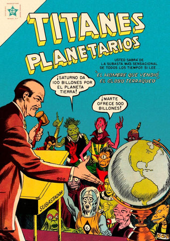 Poster DIN 4 numero 0553: Titanes Planetarios cubierta numero 28