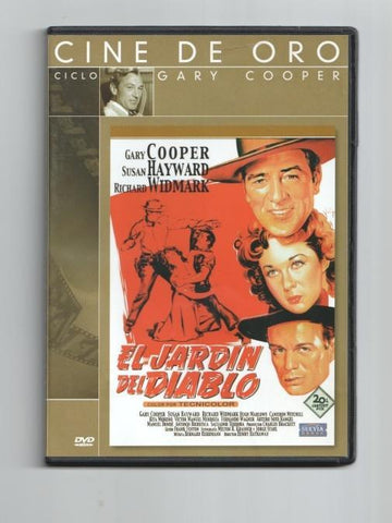 DVD pelicula: El Jardin del Diablo, un film de Henry Hathaway con Gary Cooper, Susan Hayward. Cine de Oro, Ciclo Gary Cooper