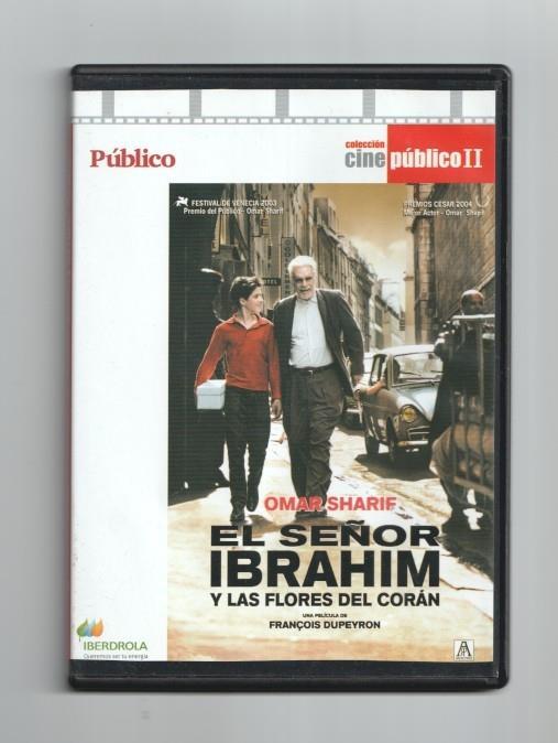 DVD pelicula: El señor Ibrahim y las flores del Coran, una pelicula de François Dupeyron con Omar Sharif. Coleccion Cine Publico II