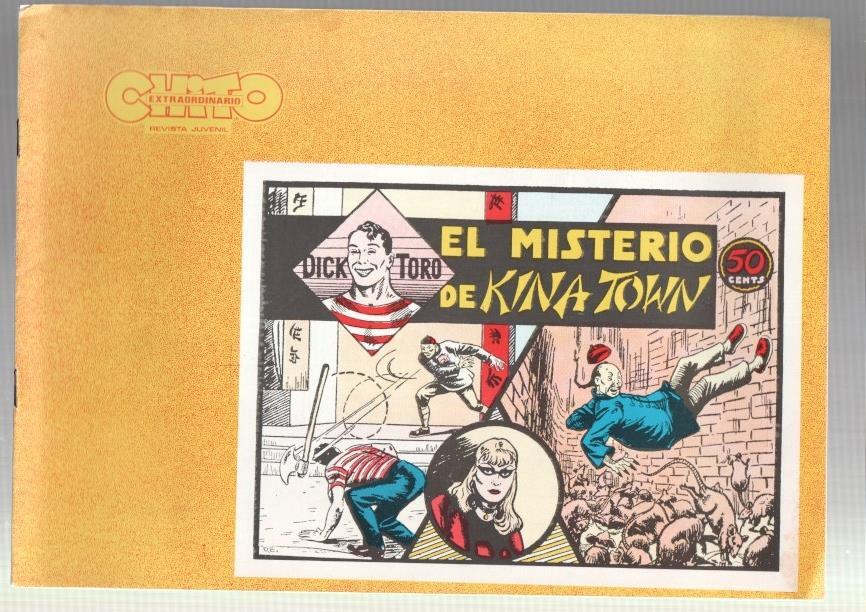 Dick Toro facsimil numero 02: El misterio de Kina Town, trasera dibujo baile: Ball de la Coca