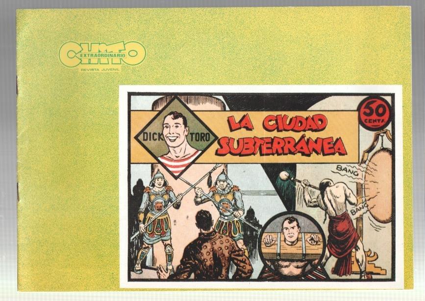 Dick Toro facsimil numero 03: La ciudad subterranea, trasera dibujo baile: Ball del Ram