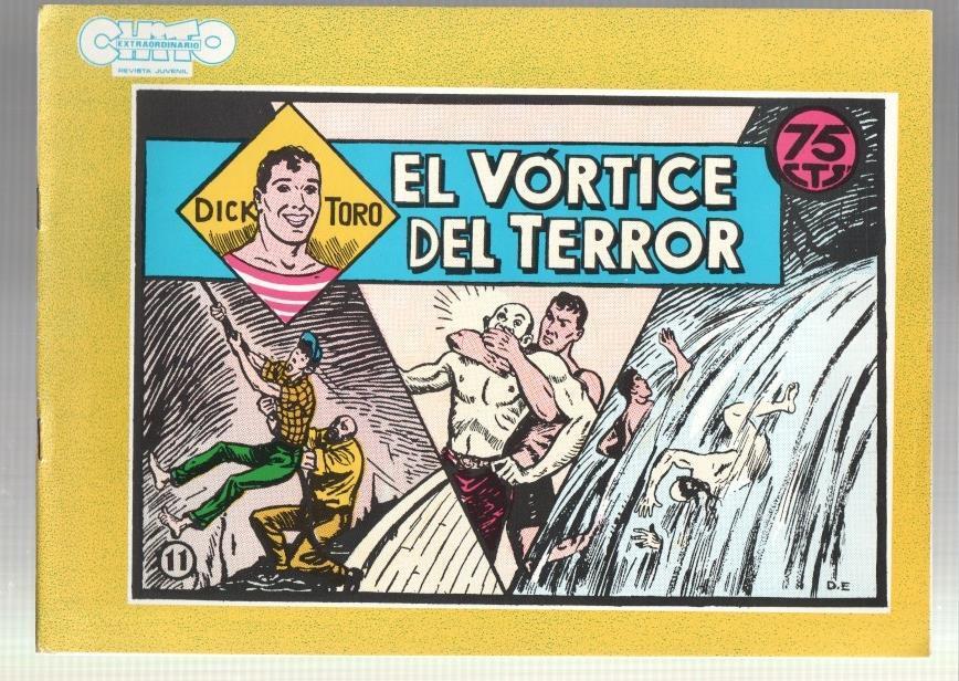Dick Toro facsimil numero 11: El vortice del terror,  trasera dibujo baile: Ball del Ram