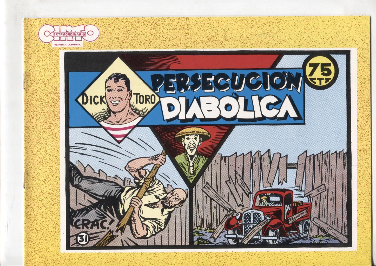 Facsimil: Dick Toro numero 31: Persecucion diabolica