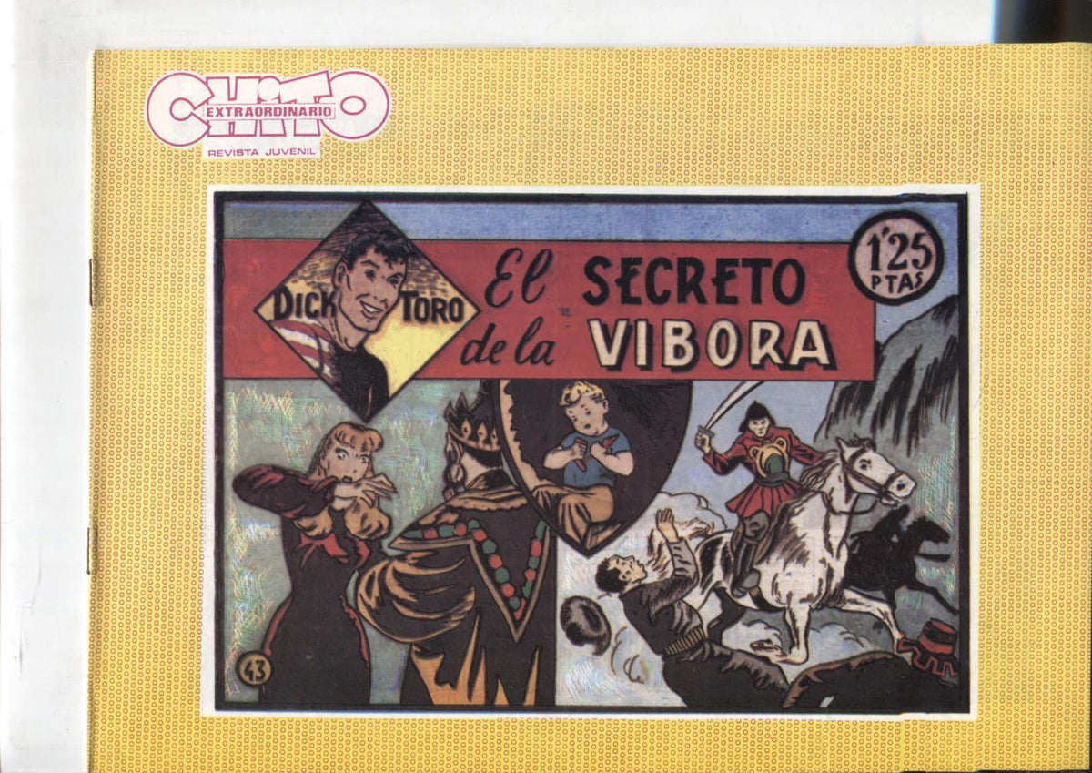 Facsimil: Dick Toro numero 43: El secreto de la Vibora