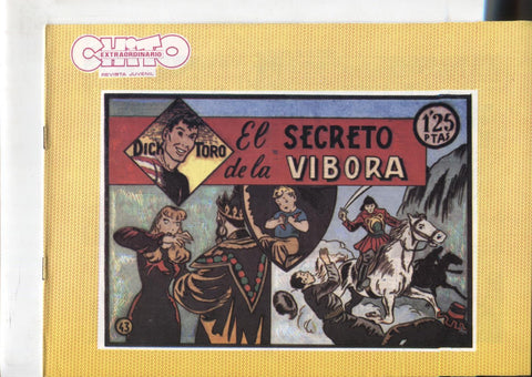 Facsimil: Dick Toro numero 43: El secreto de la Vibora