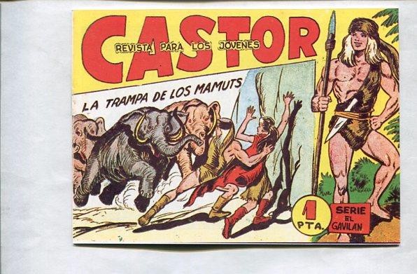 Facsimil: Castor de Manuel Gago, numero 34: La trampa de los mamuts