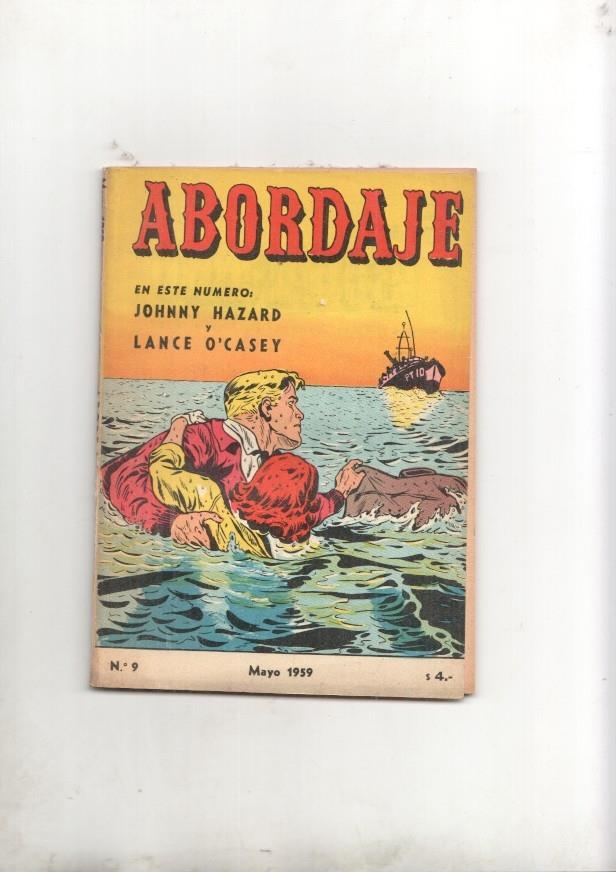 Abordaje numero 09 mayo 1959. Johnny Hazard y Lance O'Casey