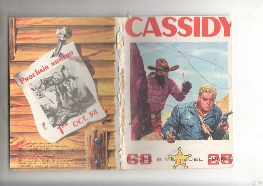 Cassidy numero 142: Hopalong Cassidy: Double danger